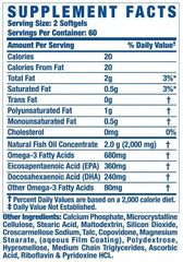 Omega-3 Xs 120 Soft Gels By Ronnie Coleman
