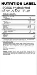 ISO100 BY DYMATIZE