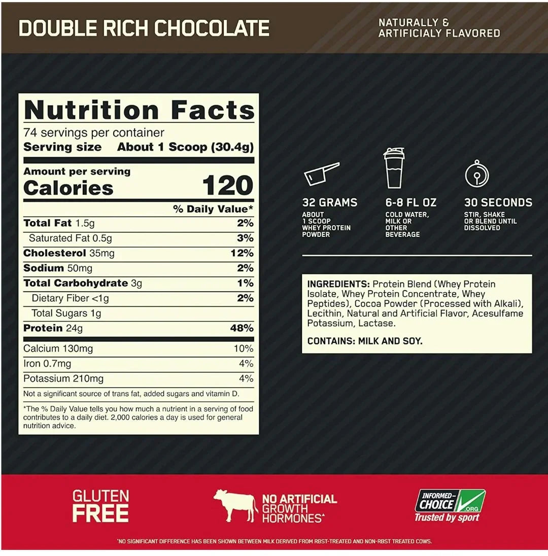 GOLD STANDARD WHEY BY OPTIMUM NUTRITION